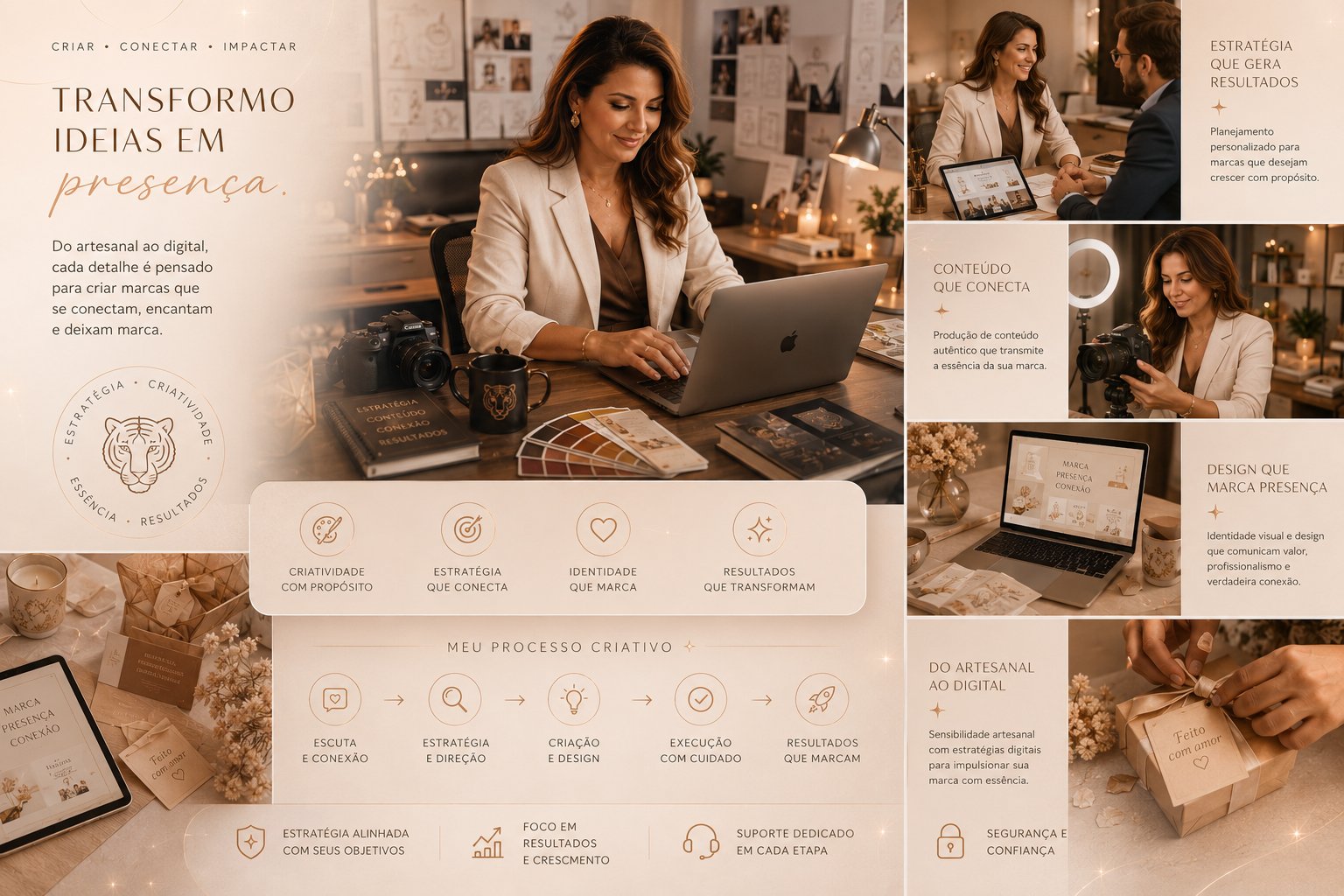 Processo criativo - Tigre Studio
